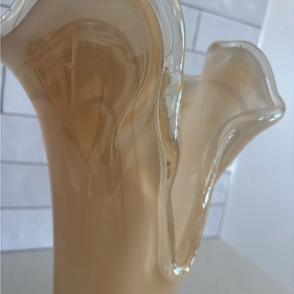 Vtg Murano Vetro Eseguito Secondo La Tecnica Dei Maestri Di Art Glass Lily Vase - Picture 7 of 9